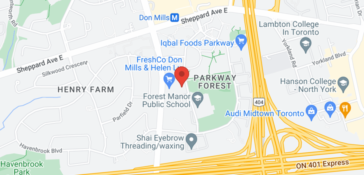 map of 36 FOREST MANOR RD